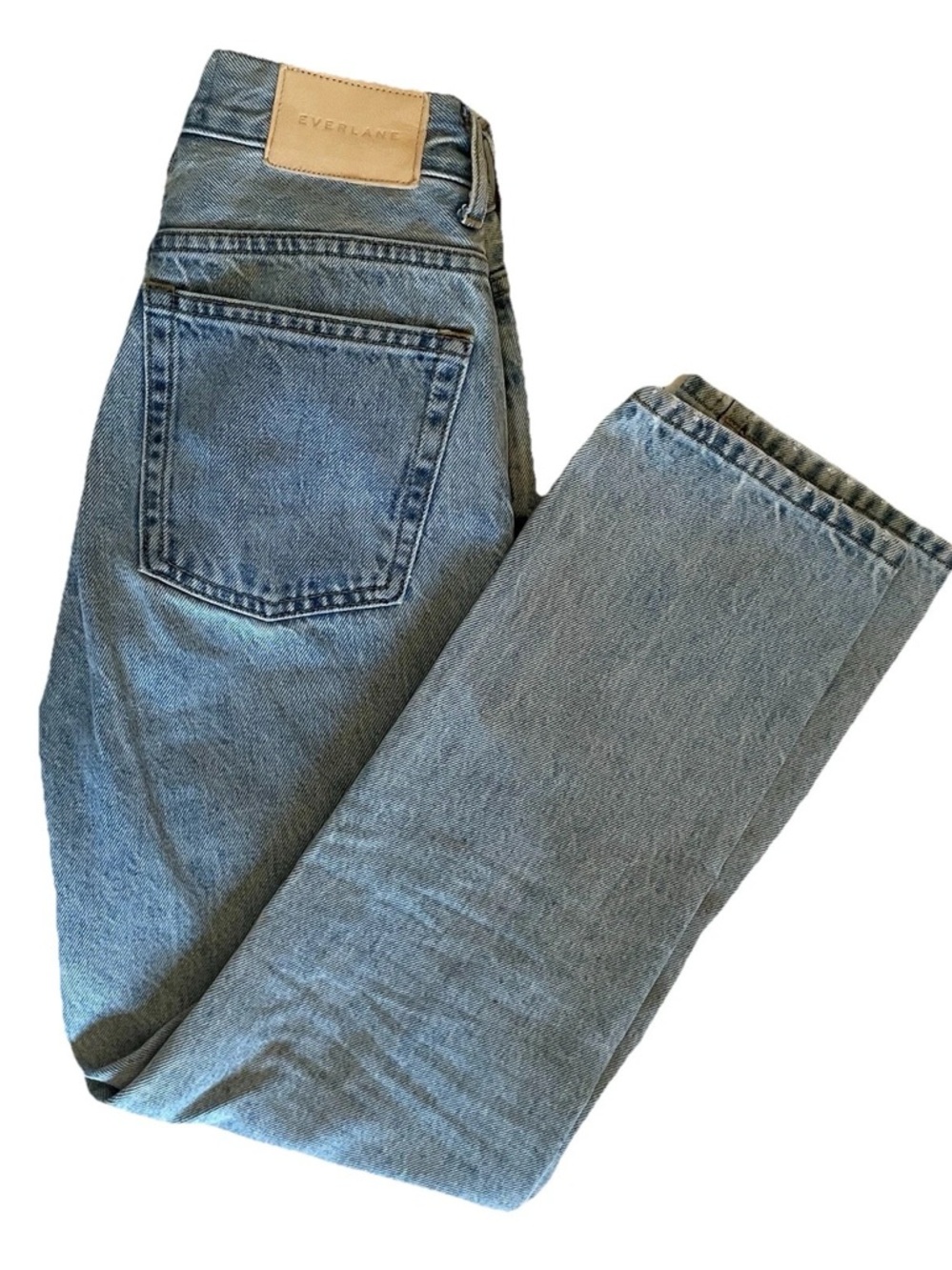 Everlane Light Blue Women's Cropped Straight Jeans
